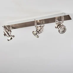 Plafonnier Yometchen LED Nickel mat, 3 lumières