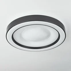 Plafonnier Zeballos LED Blanc, 1 lumière, Télécommandes, Changeur de couleurs