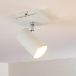 Plafonnier Zuoz Blanc, 1 lumière