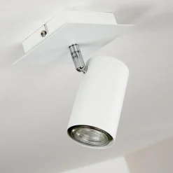 Plafonnier Zuoz Blanc, 1 lumière