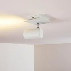 Plafonnier Zuoz Blanc, 1 lumière