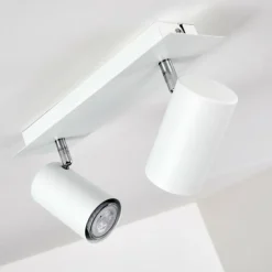 Plafonnier Zuoz Blanc, 2 lumières