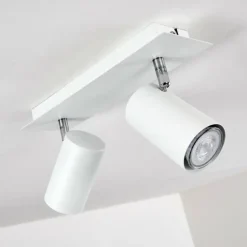 Plafonnier Zuoz Blanc, 2 lumières