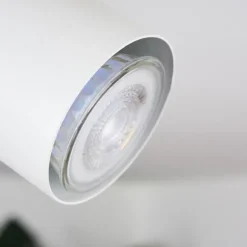 Plafonnier Zuoz Bois clair, 1 lumière