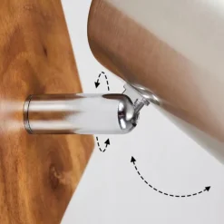 Plafonnier Zuoz Bois clair, 1 lumière