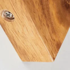 Plafonnier Zuoz Bois clair, 1 lumière