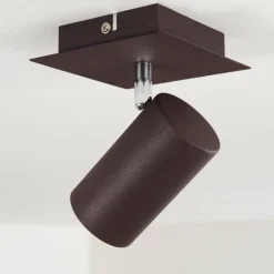 Plafonnier Zuoz Rouille, 1 lumière