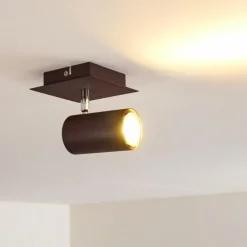 Plafonnier Zuoz Rouille, 1 lumière