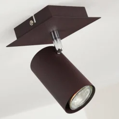 Plafonnier Zuoz Rouille, 1 lumière