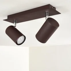 Plafonnier Zuoz Rouille, 2 lumières