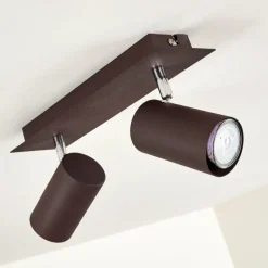 Plafonnier Zuoz Rouille, 2 lumières