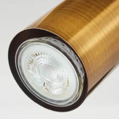 Plafonnier Zuoz Vieux laiton, 1 lumière