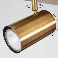 Plafonnier Zuoz Vieux laiton, 2 lumières