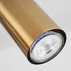 Plafonnier Zuoz Vieux laiton, 5 lumières