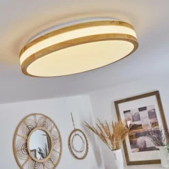 Plafonnier Zurzach LED Écru, Blanc, 1 lumière