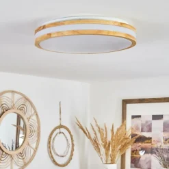 Plafonnier Zurzach LED Écru, Blanc, 1 lumière