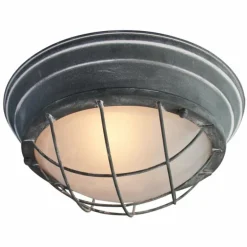 Plafonnier/Applique murale Brilliant TYPHOON Gris, 2 lumières