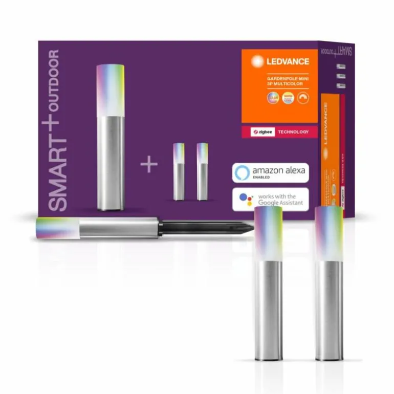 Plots lumineux, set d'extension LEDVANCE SMART+ Gris, 3 lumières