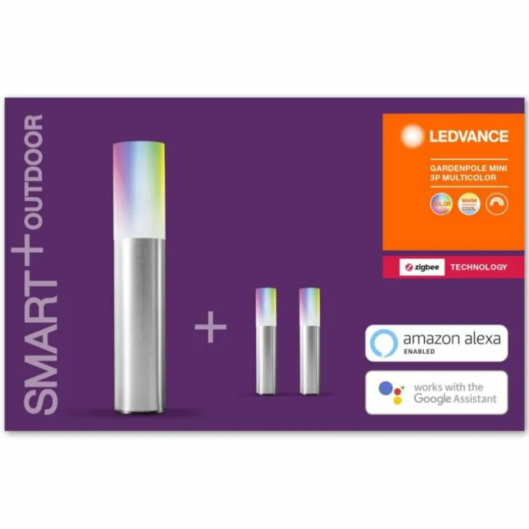 Plots lumineux, set d'extension LEDVANCE SMART+ Gris, 3 lumières