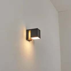 Pocilgas Lampe murale d´extérieur, Spot mural LED Anthracite, 1 lumière, Détecteur de mouvement