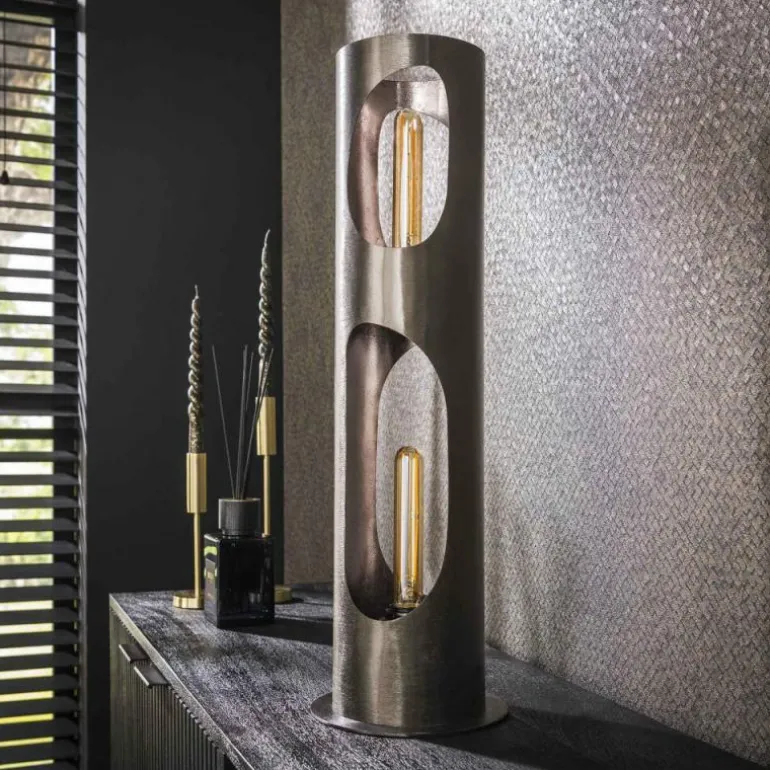 Pocinho Lampadaire, Lampe à poser Noir, 2 lumières