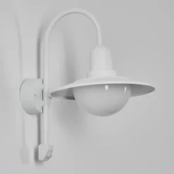 Pohei Lampe murale d´extérieur Blanc, 1 lumière, Détecteur de mouvement