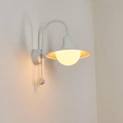Pohei Lampe murale d´extérieur Blanc, 1 lumière, Détecteur de mouvement