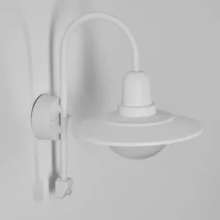 Pohei Lampe murale d´extérieur Blanc, 1 lumière, Détecteur de mouvement