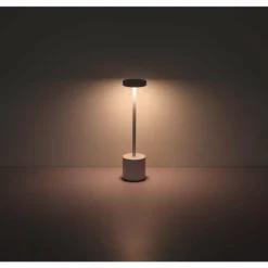 Polina Lampe à poser Luminaires Globo Lighting LED Nickel mat, 1 lumière