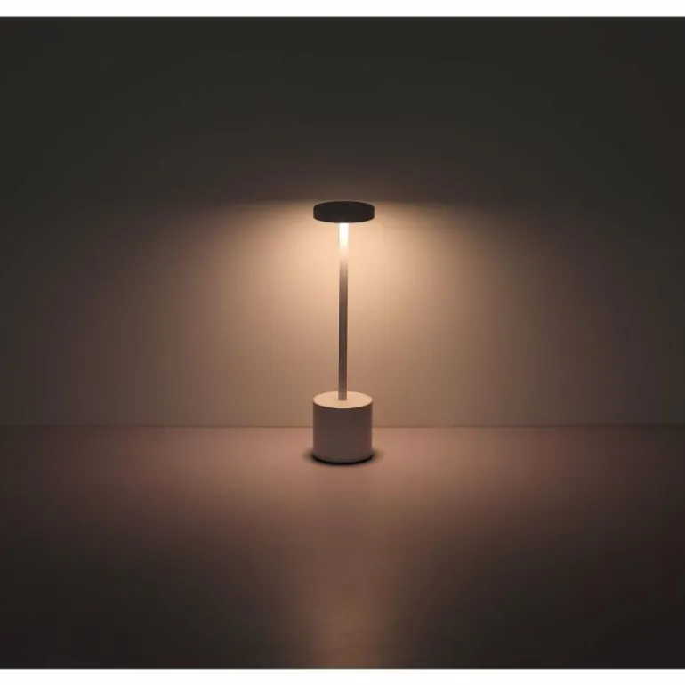 Polina Lampe à poser Luminaires Globo Lighting LED Nickel mat, 1 lumière