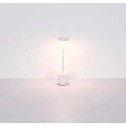 Polina Lampe à poser Luminaires Globo Lighting LED Nickel mat, 1 lumière