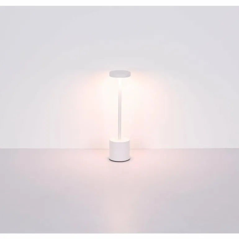 Polina Lampe à poser Luminaires Globo Lighting LED Nickel mat, 1 lumière