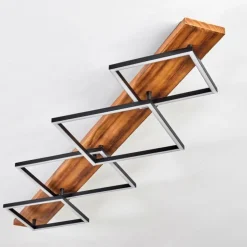 Pompu Plafonnier LED Brun foncé, Noir, 1 lumière