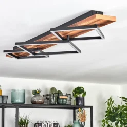 Pompu Plafonnier LED Brun foncé, Noir, 1 lumière