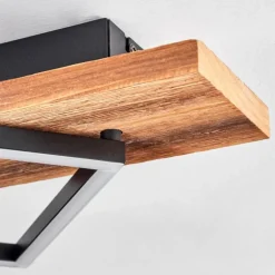 Pompu Plafonnier LED Brun foncé, Noir, 1 lumière