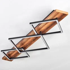 Pompu Plafonnier LED Brun foncé, Noir, 1 lumière