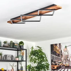 Pompu Plafonnier LED Brun foncé, Noir, 1 lumière