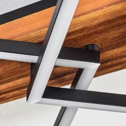 Pompu Plafonnier LED Brun foncé, Noir, 1 lumière