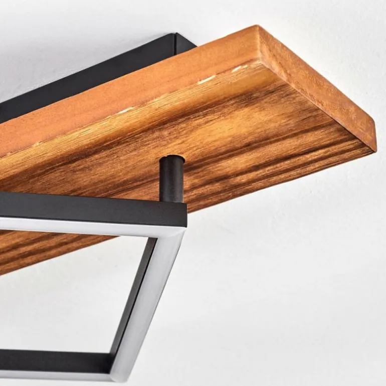 Pompu Plafonnier LED Brun foncé, Noir, 1 lumière