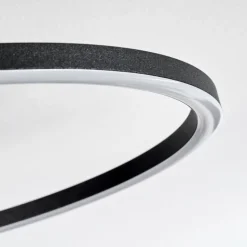 Pompu Plafonnier LED Écru, Noir, 1 lumière