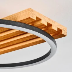 Pompu Plafonnier LED Écru, Noir, 1 lumière