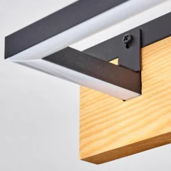 Pompu Plafonnier LED Écru, Noir, 1 lumière