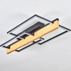 Pompu Plafonnier LED Écru, Noir, 1 lumière