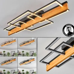 Pompu Plafonnier LED Écru, Noir, 1 lumière