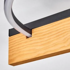 Pompu Plafonnier LED Écru, Noir, 1 lumière