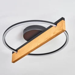 Pompu Plafonnier LED Écru, Noir, 1 lumière