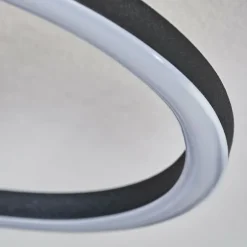 Pompu Plafonnier LED Écru, Noir, 1 lumière