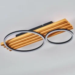 Pompu Plafonnier LED Écru, Noir, 1 lumière