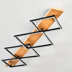 Pompu Plafonnier LED Écru, Noir, 1 lumière