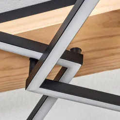 Pompu Plafonnier LED Écru, Noir, 1 lumière